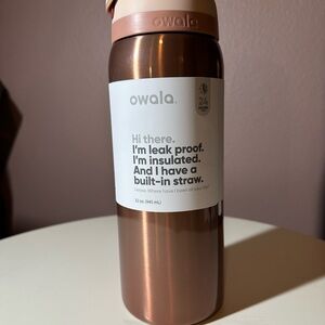 Owala Insulated Water Bottle - Rose Gold